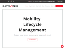 Tablet Screenshot of intratem.com